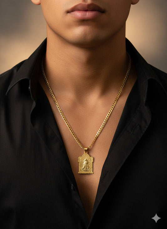 Cadena Corte Brillo de Oro 10K y 4mm. Incluye dije. 24 pulgadas para un resplandor máximo. Lujo asegurado en ideljewelry.