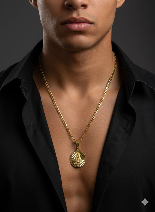 Cadena Corte Brillo de 4mm en Oro 10K. Incluye dije. 20 pulgadas. El brillo que destaca en cualquier ocasión.